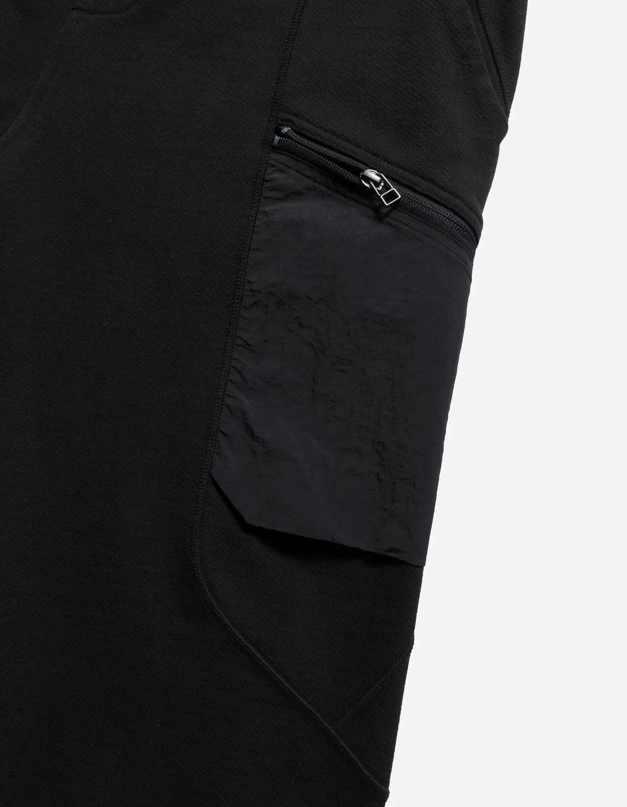 5286 Articulated Tech Cargo Sweatpants Black