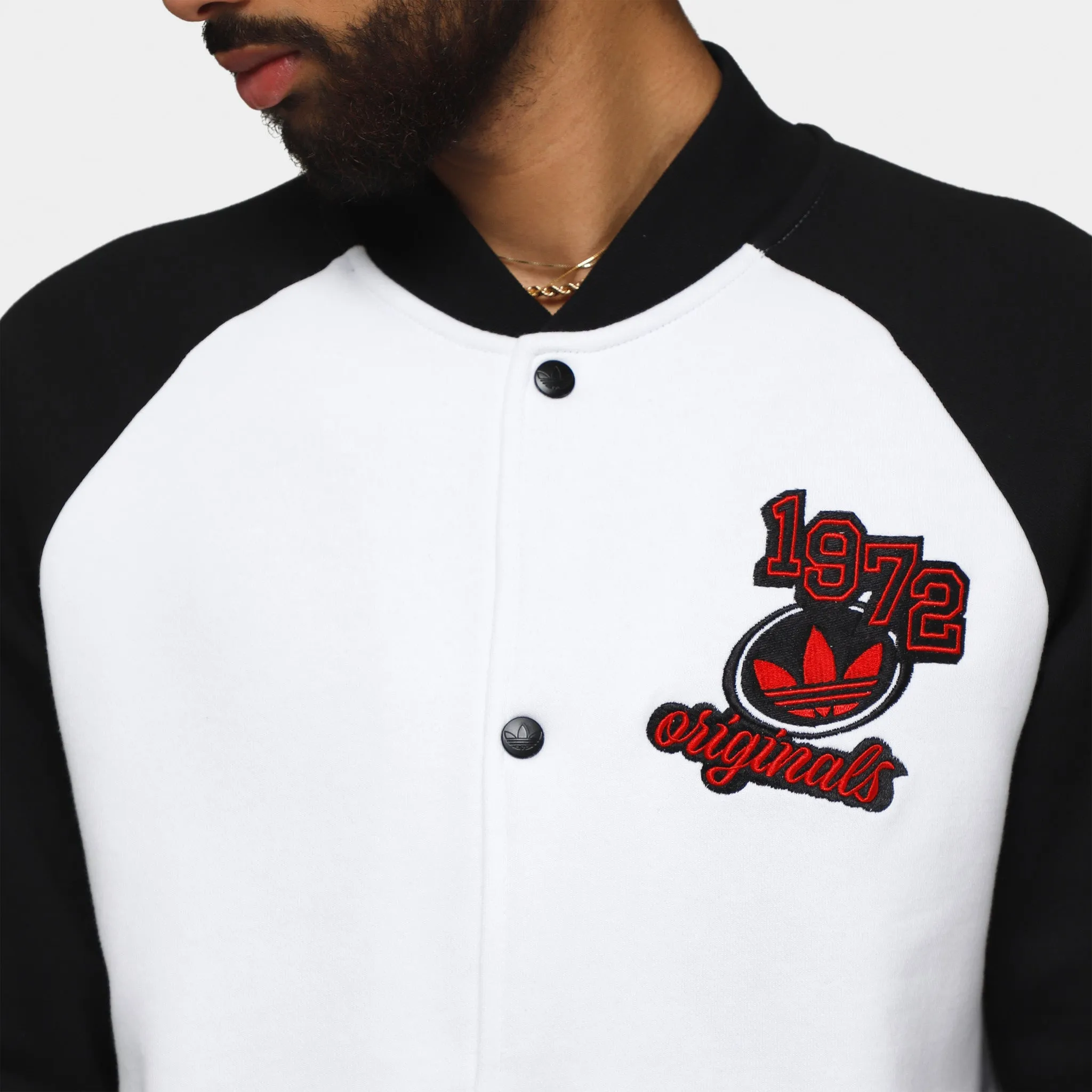 adidas Originals Varsity Jacket White / Black