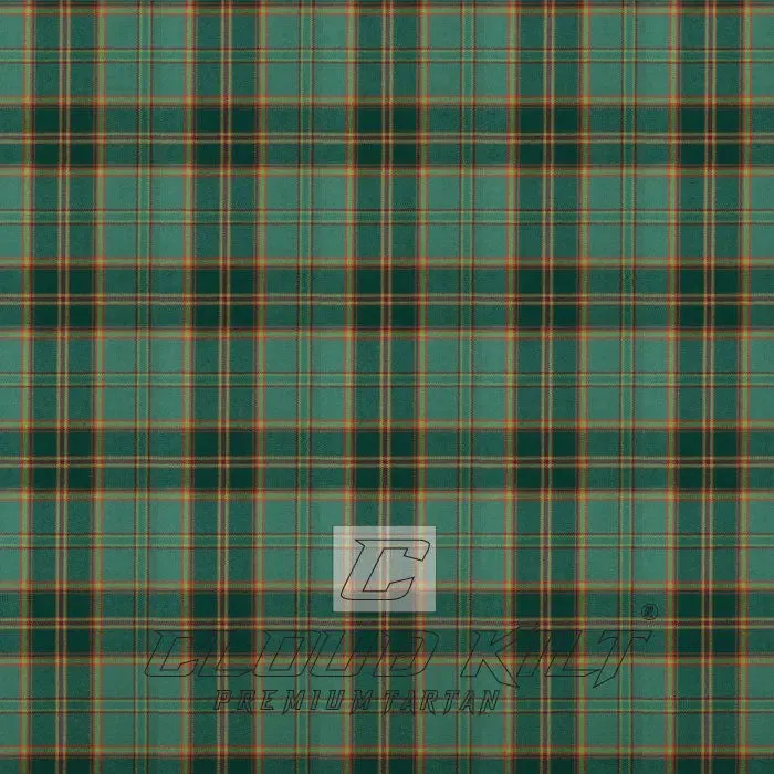 All Ireland Green Premium Tartan Kilt