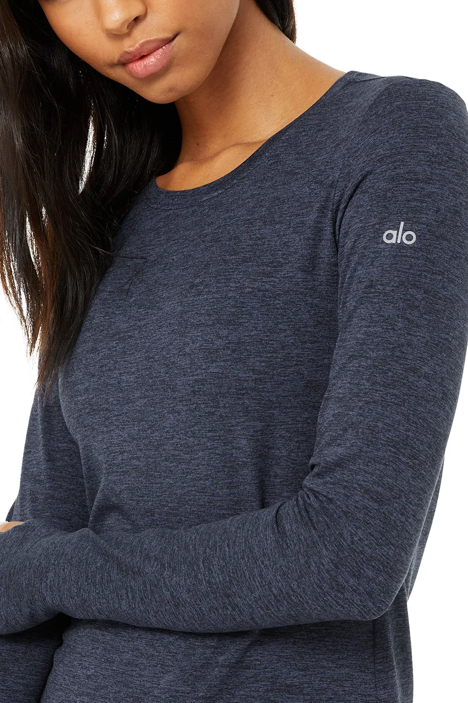 Alosoft Finesse Long Sleeve - Rich Navy Heather