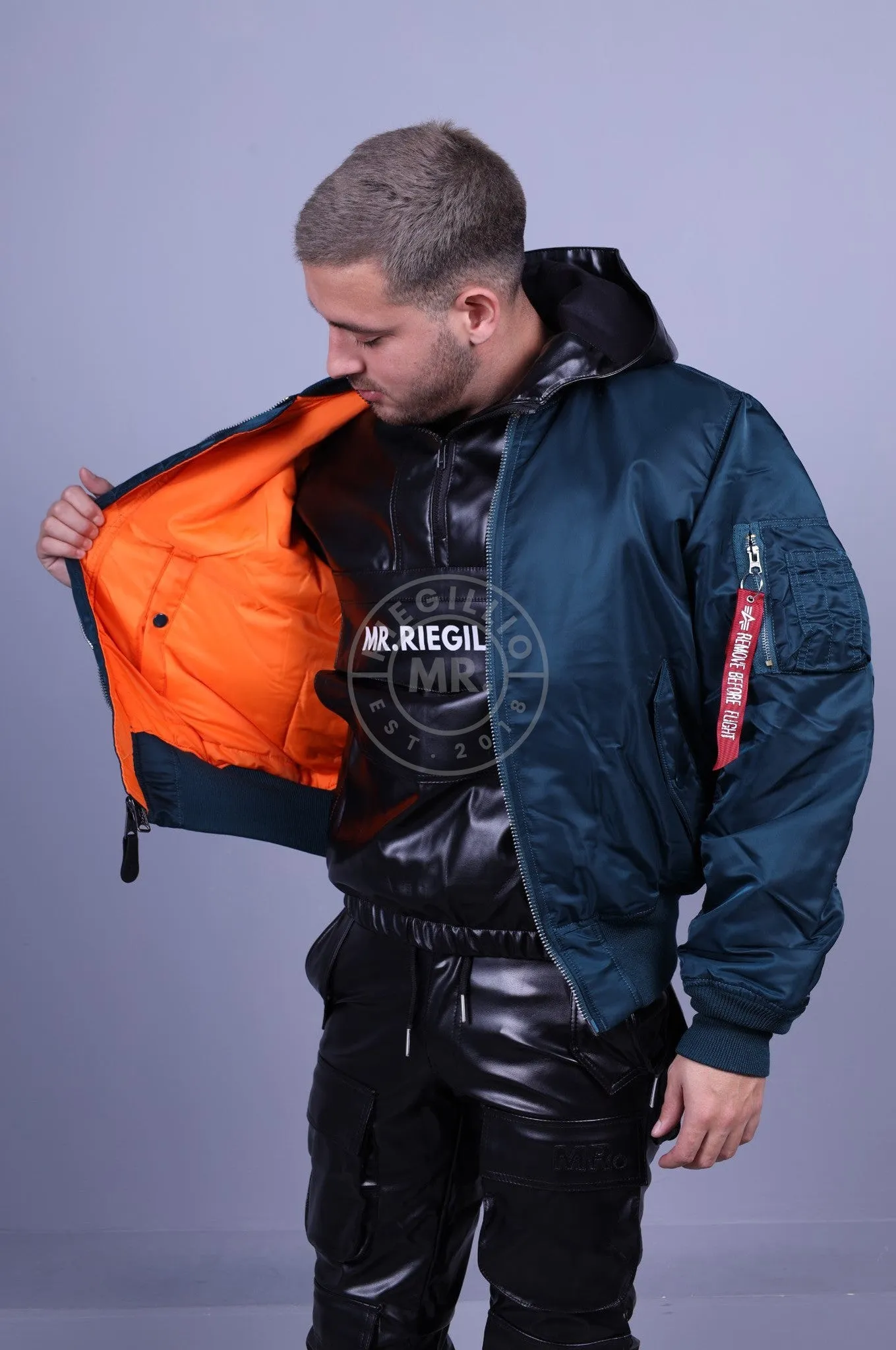 Alpha Industries MA-1 Bomber Jacket - Navy