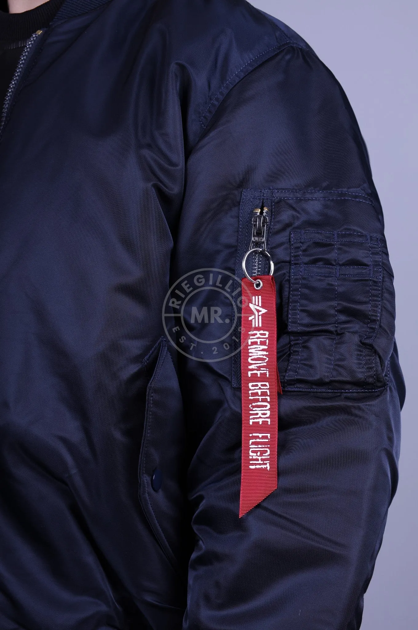 Alpha Industries MA-1 Bomber Jacket - Rep. Blue