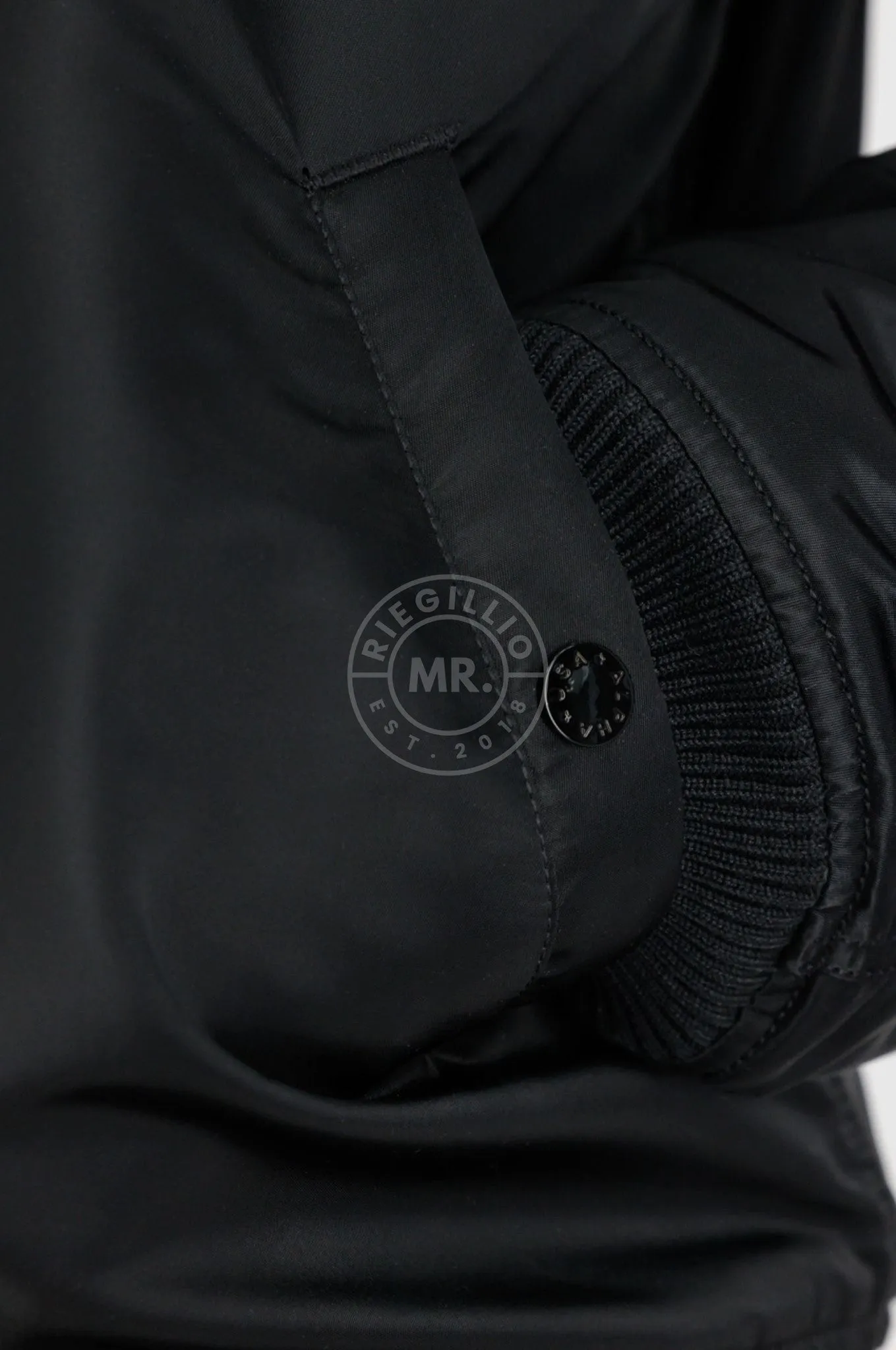 Alpha Industries MA-1 ZH Back EMB Jacket - Black