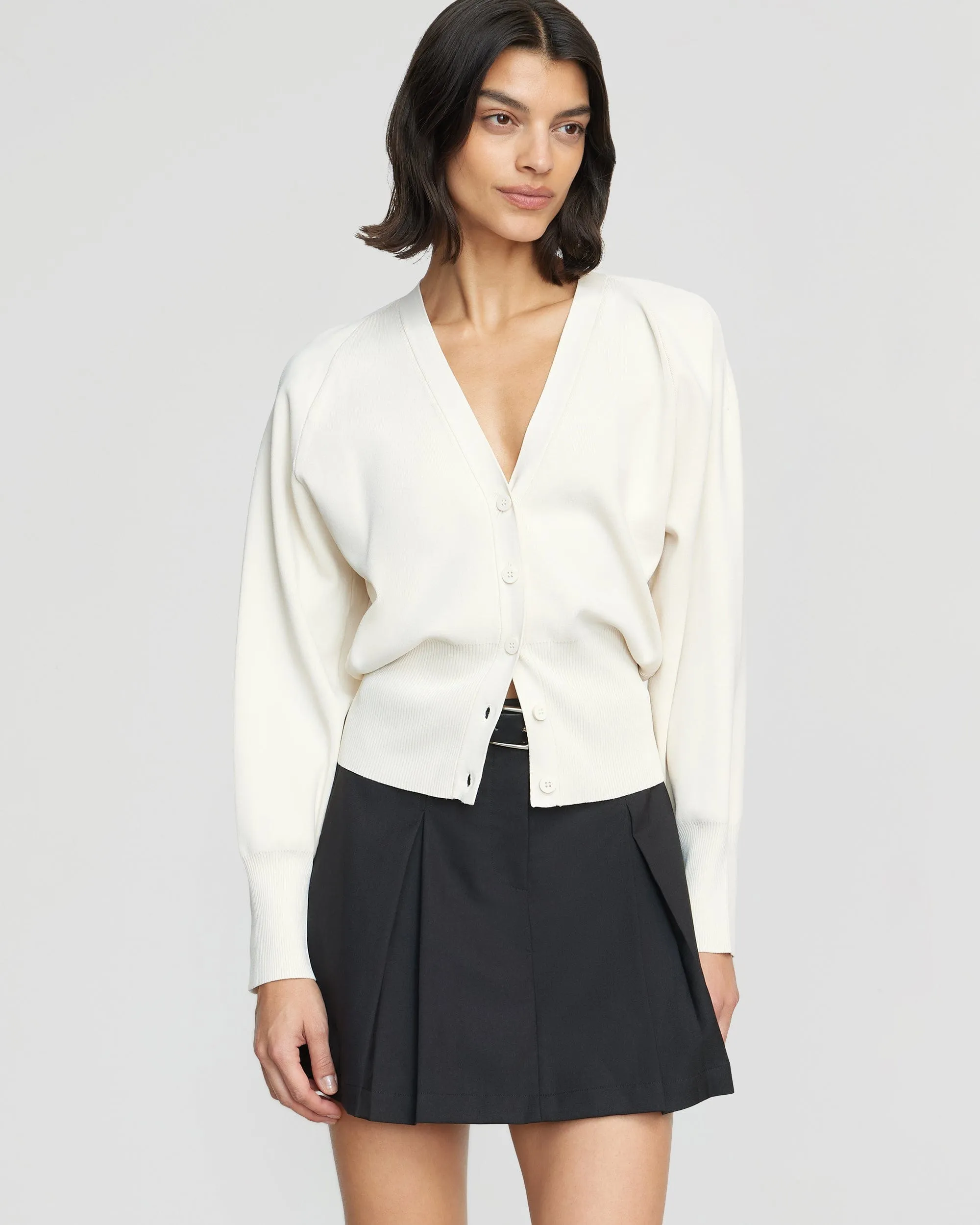 Annett Tailored Pleated Mini Skirt