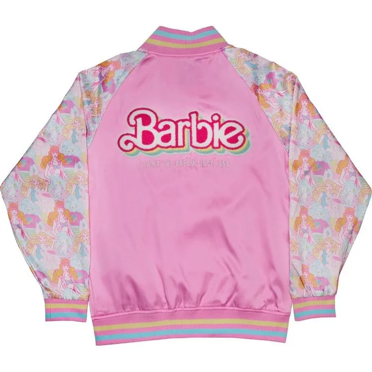 Barbie™ 65th Anniversary Unisex Bomber Jacket - Size Large