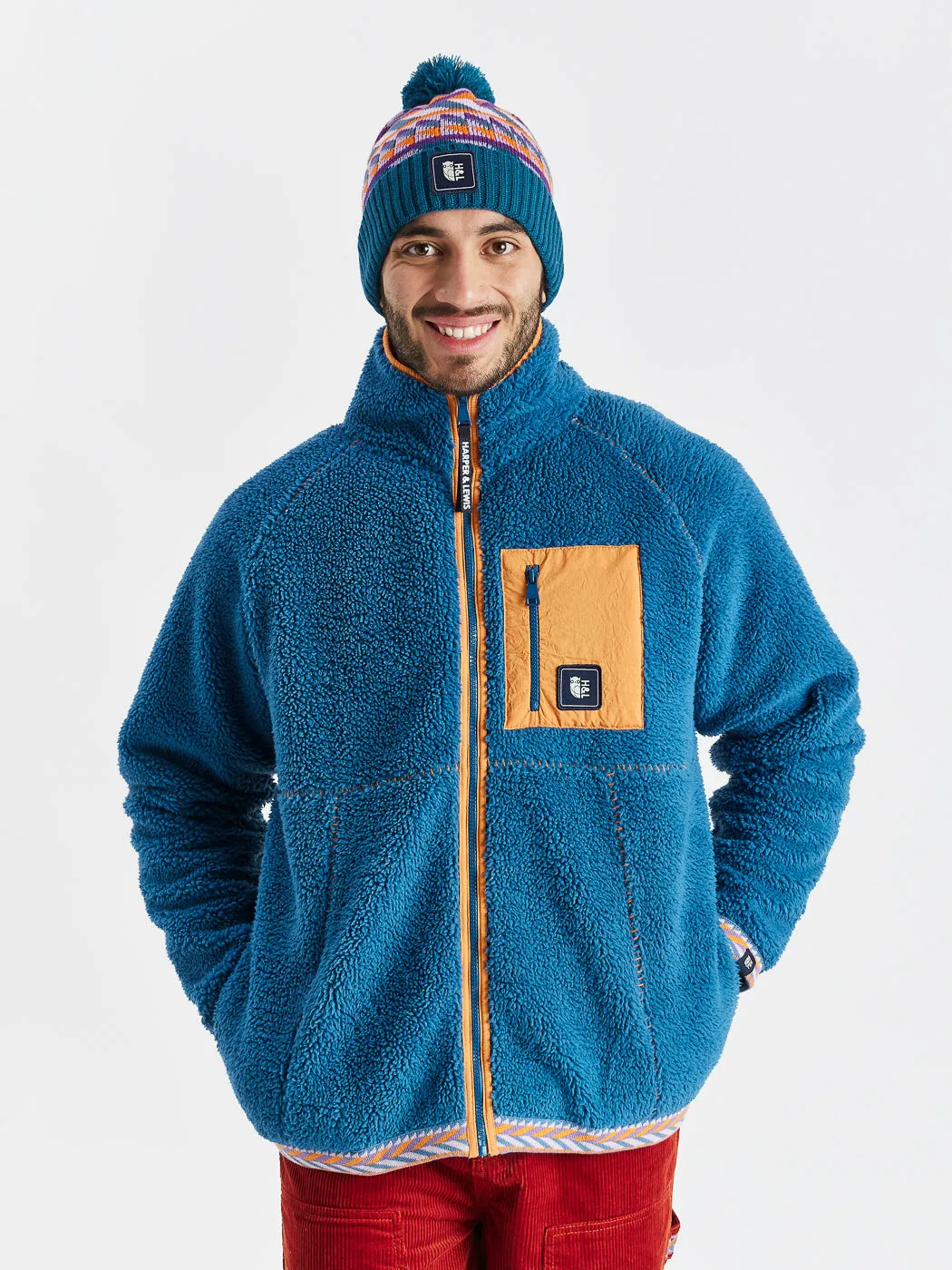 Baylor Full Zip Sherpa Fleece