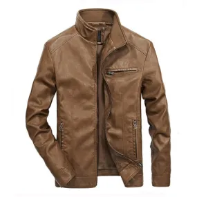 Bikers Fashion Casual Solid Jackets