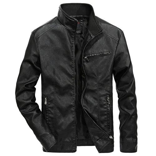 Bikers Fashion Casual Solid Jackets