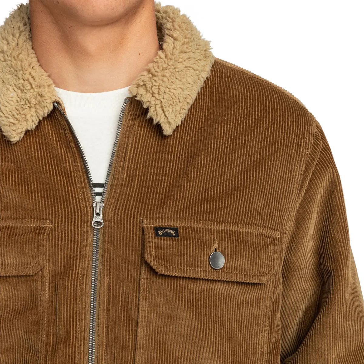 Billabong Barlow Cord Sherpa Lined Jacket