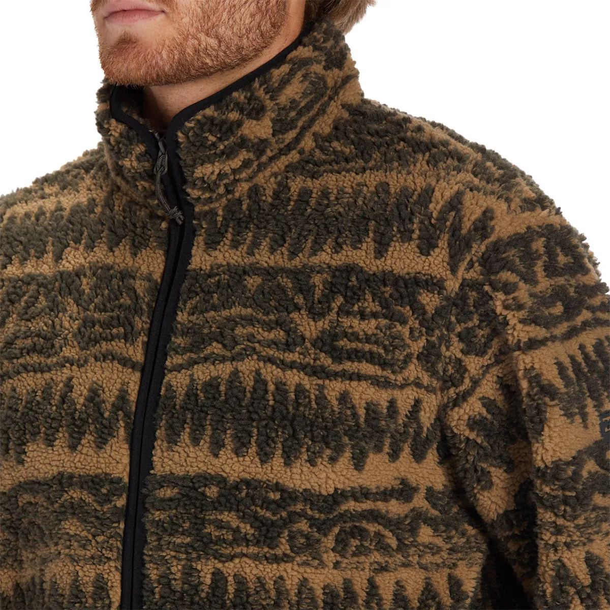 Billabong Boundary Switchback Zip-Up Sherpa Fleece Jacket