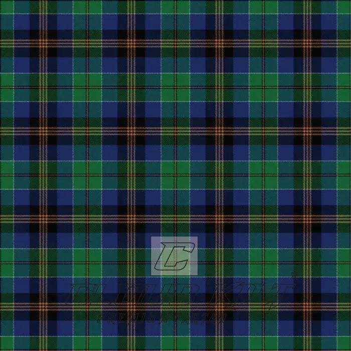 Black Gold Oilfield Premium Tartan Kilt