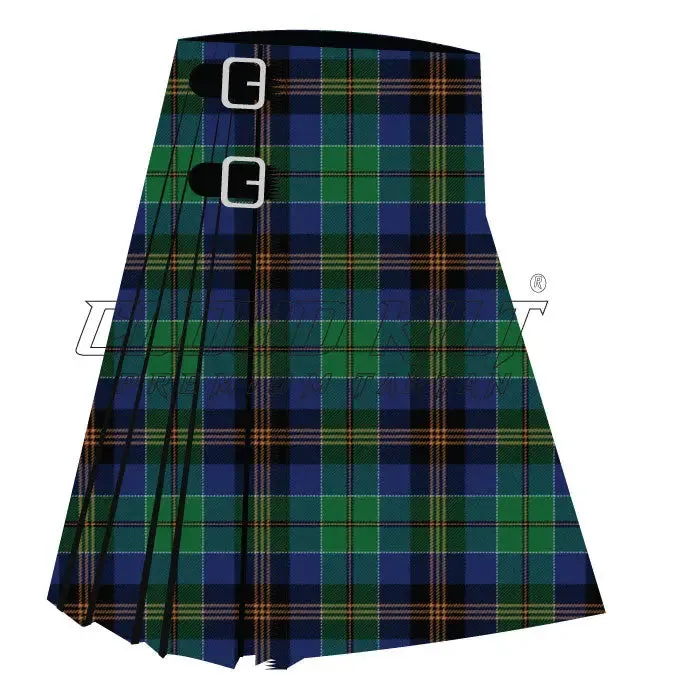 Black Gold Oilfield Premium Tartan Kilt