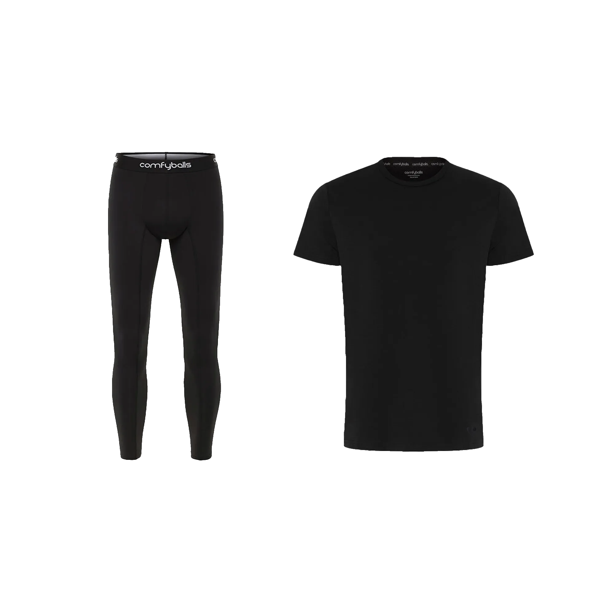 Black Long John & Tee Bundle