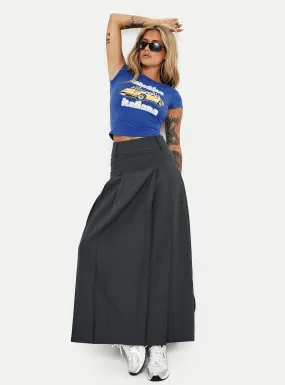 Boss Girl Maxi Skirt Slate