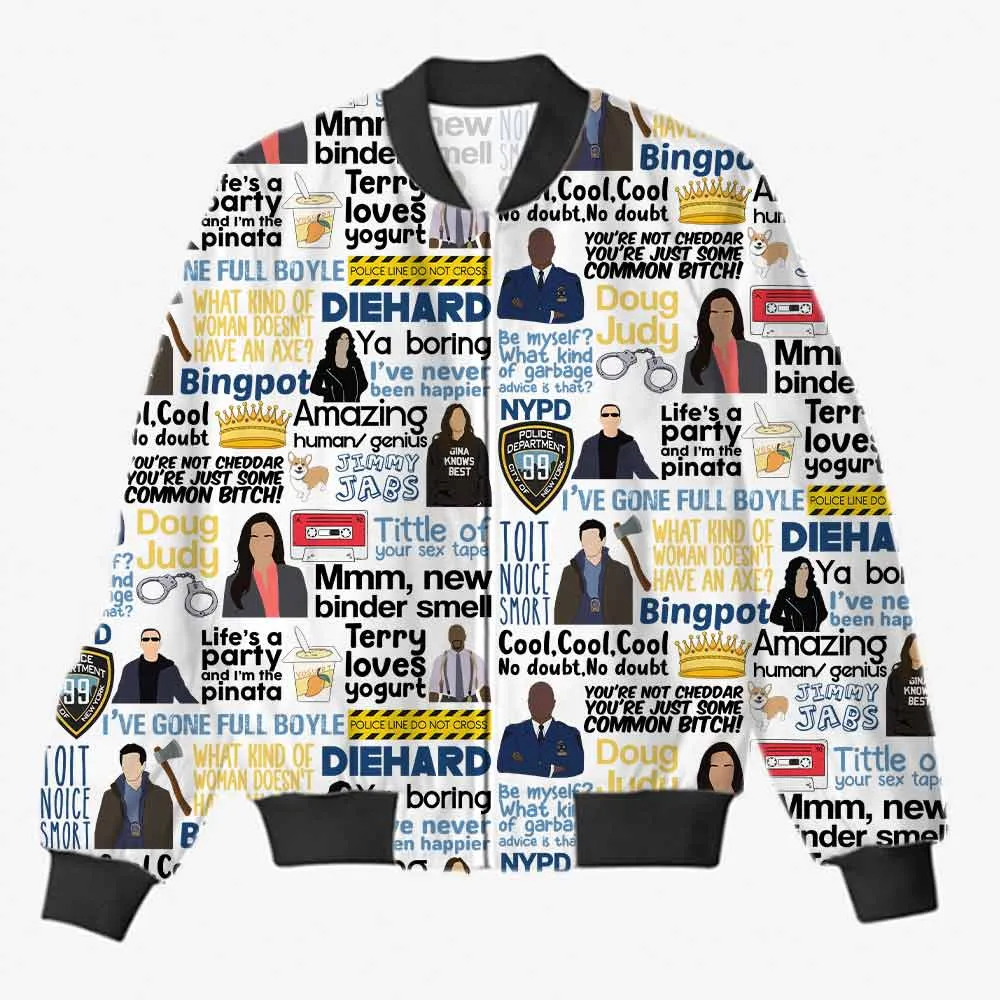 Brooklyn Nine Nine AOP Bomber Jacket