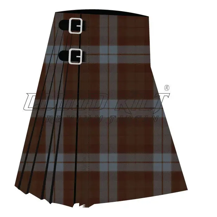 Brown Heather Premium Tartan Kilt