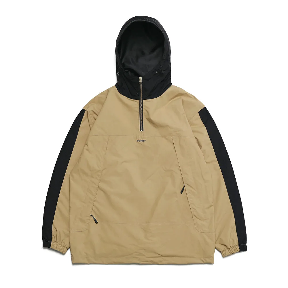 BSM HOODED ANORAK JACKET BEIGE