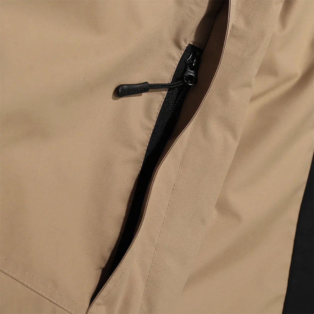 BSM HOODED ANORAK JACKET BEIGE