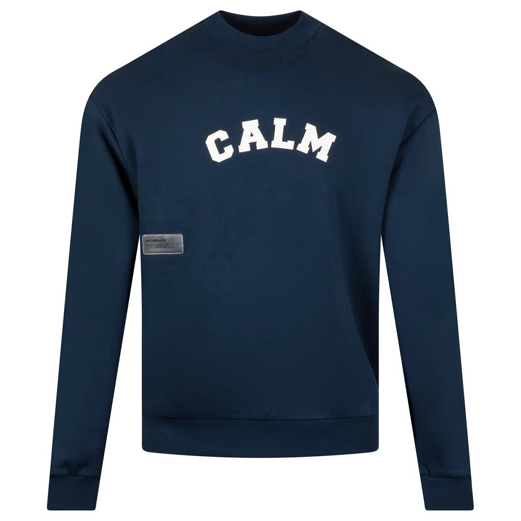 Calm Fleece Crew Sweater Navy - AW24