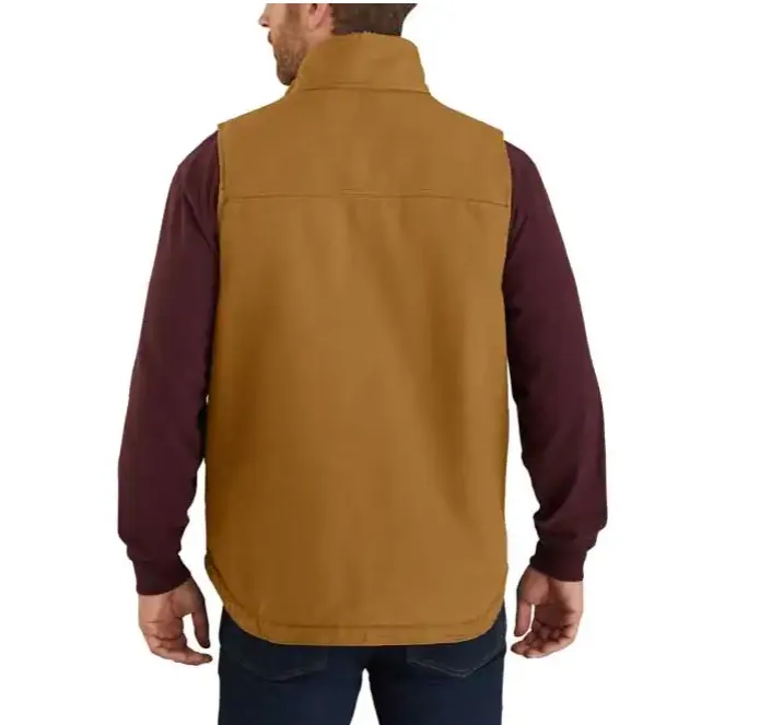 Carhartt Sherpa Lined Vest | Black, Navy, Gravel, Dark Brown & Carhartt Brown