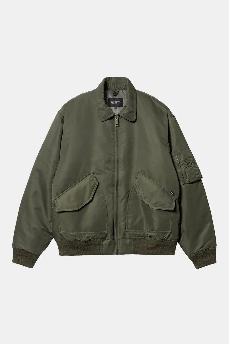 Carhartt WIP Olten Bomber Jacket (Plant/Smoke Green)