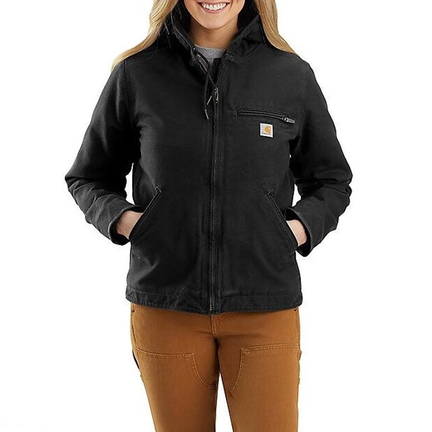 Carhartt Women's Washed Duck Sherpa Jacket