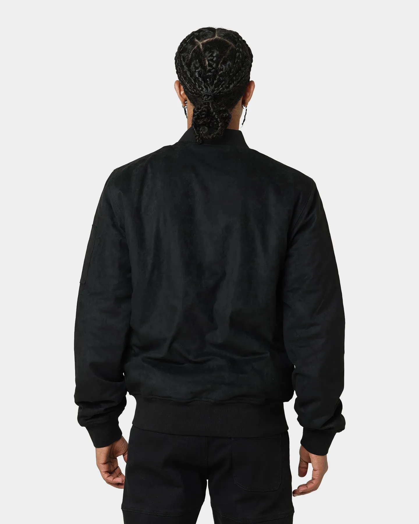 Carré C-89 Suede Bomber Jacket Black