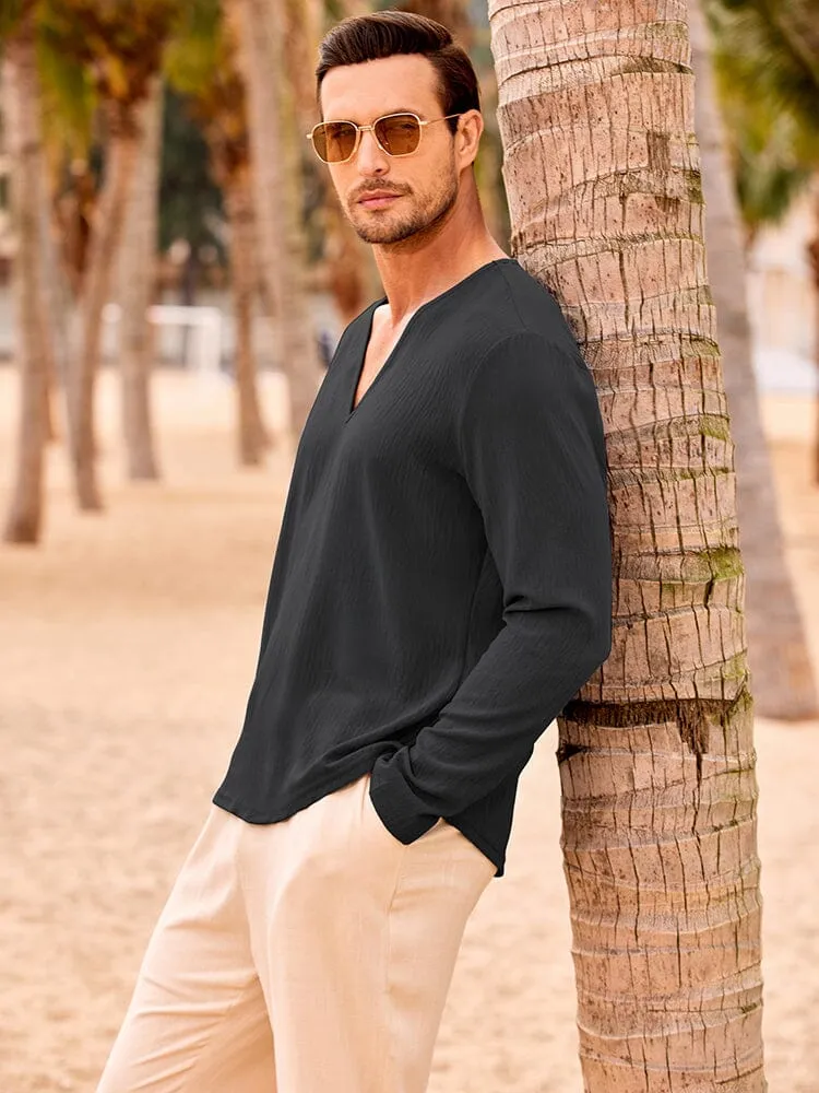 Casual Comfort V-Neck Beach Tops (US Only)