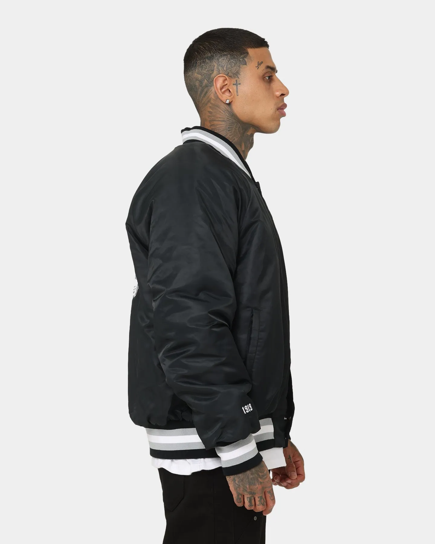 Champion LFS Letterman Jacket Black