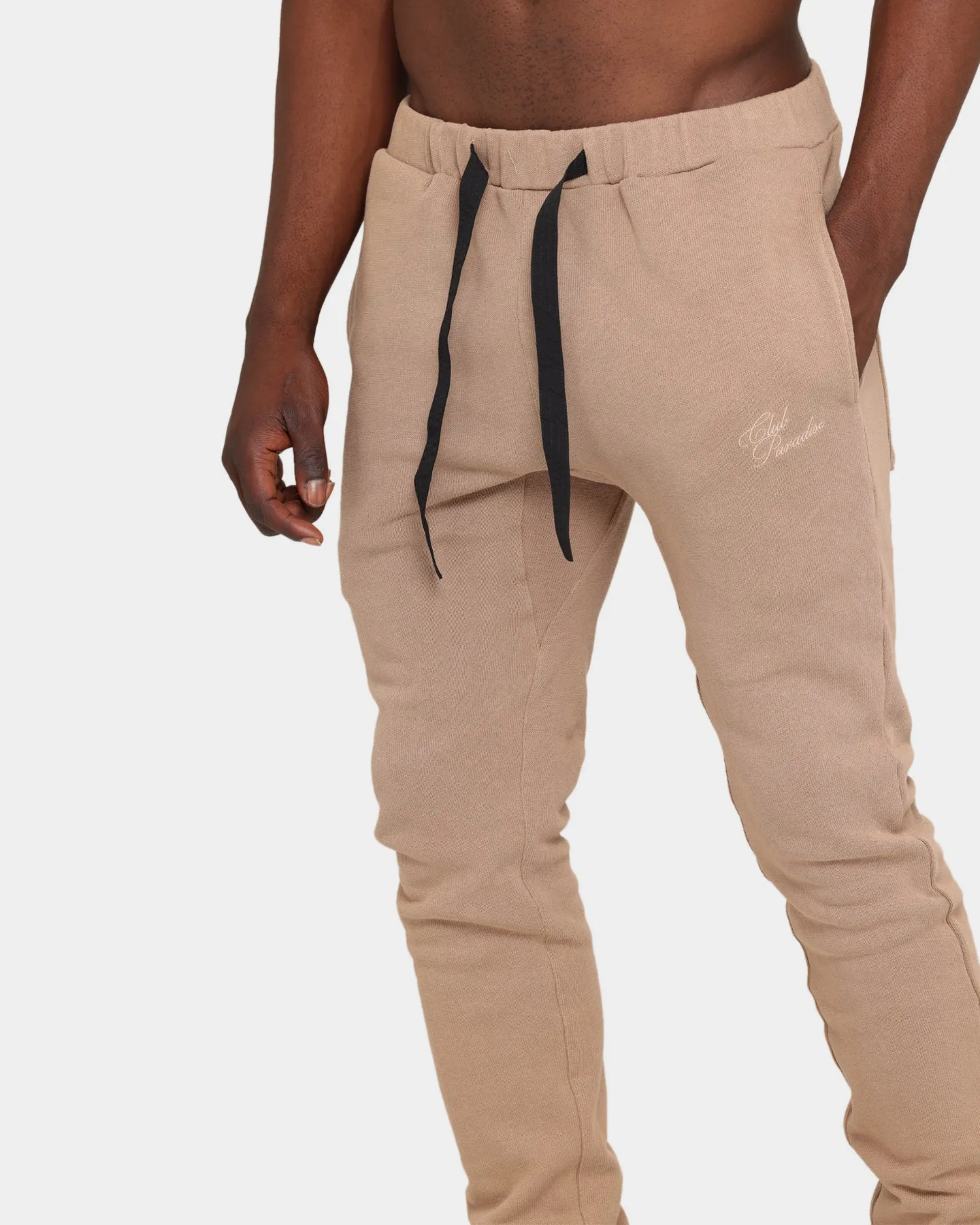 Club Paradise Lounge Sweatpants Tan