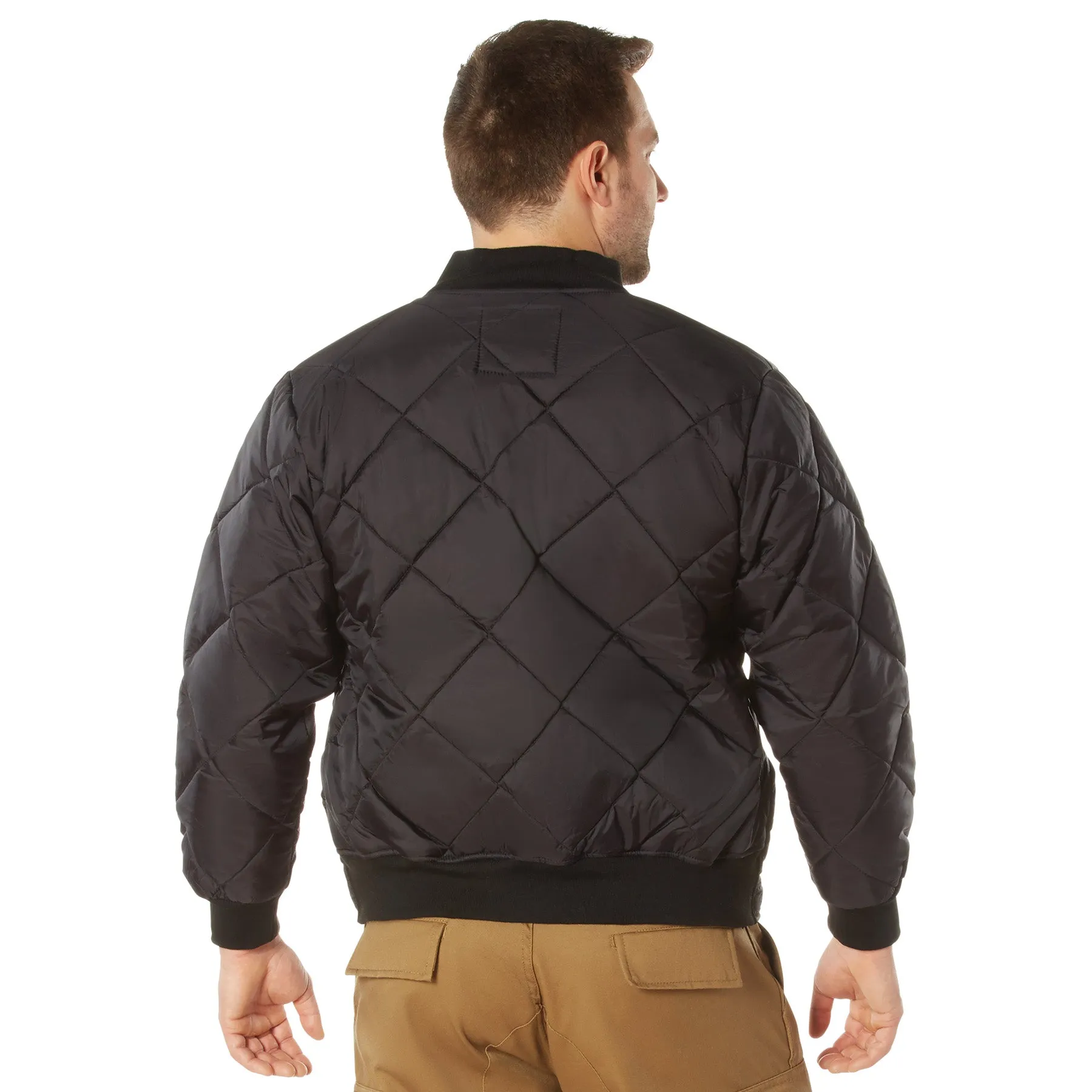 Diamond Quilted Flight Jackets