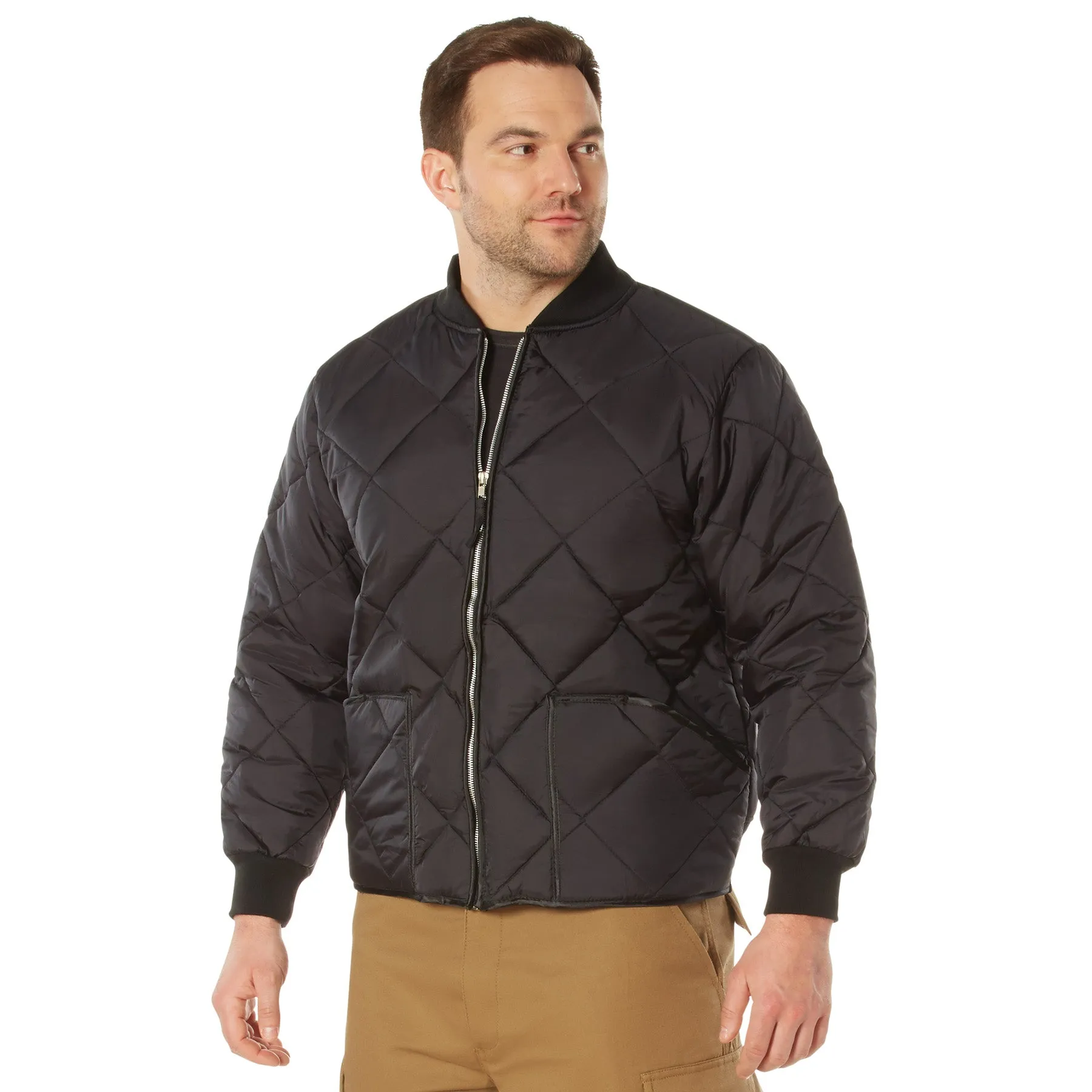 Diamond Quilted Flight Jackets