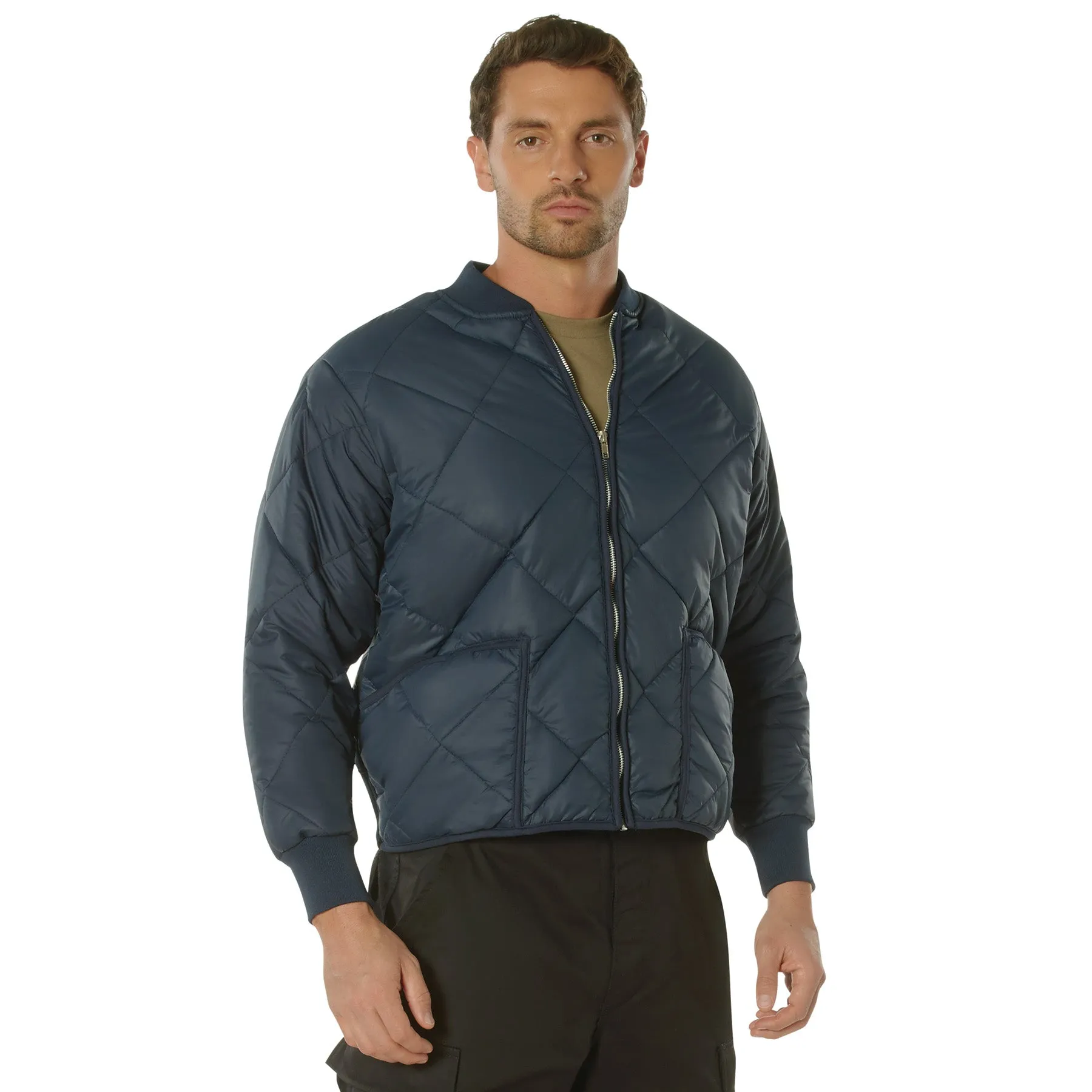 Diamond Quilted Flight Jackets