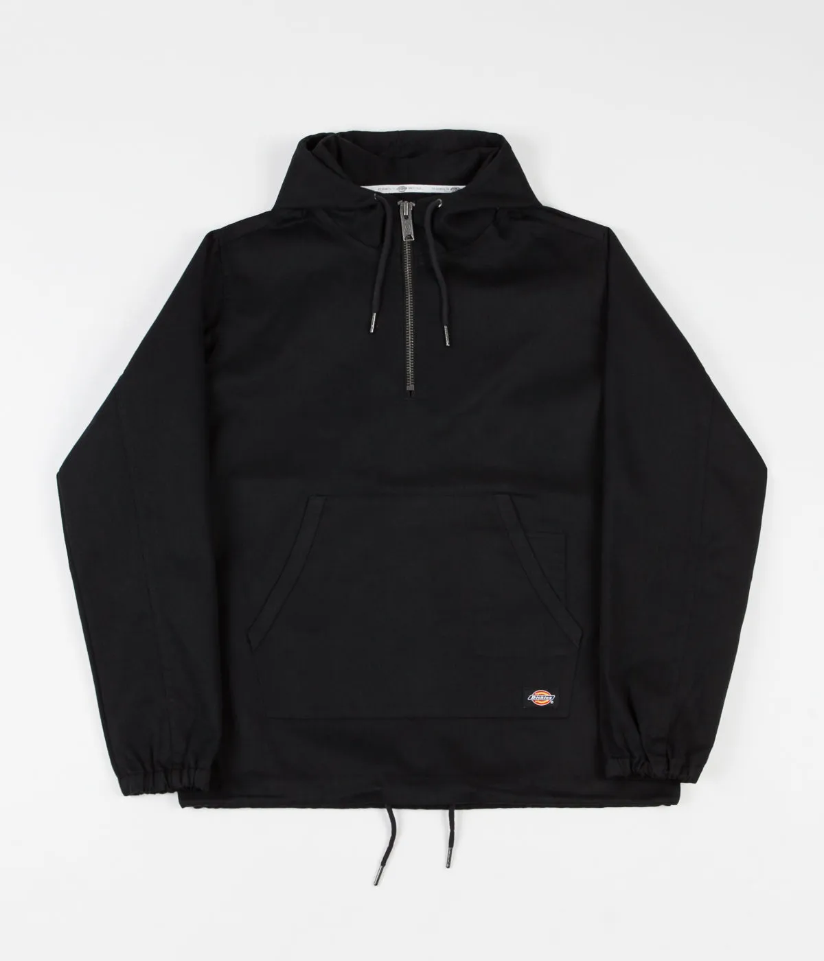 Dickies Kevil 1/4 Zip Hooded Jacket - Black