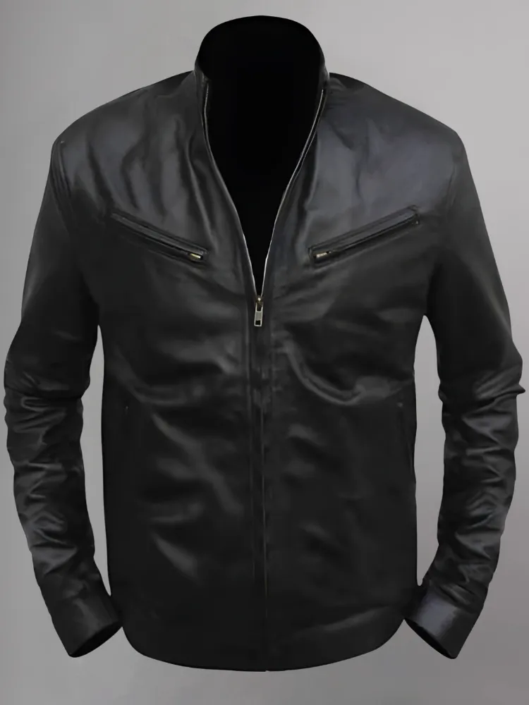 Dominic Toretto Black Leather Jacket