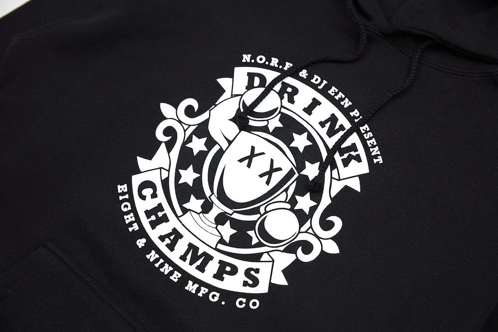 Drink Champs Classic Logo Hoodie Black