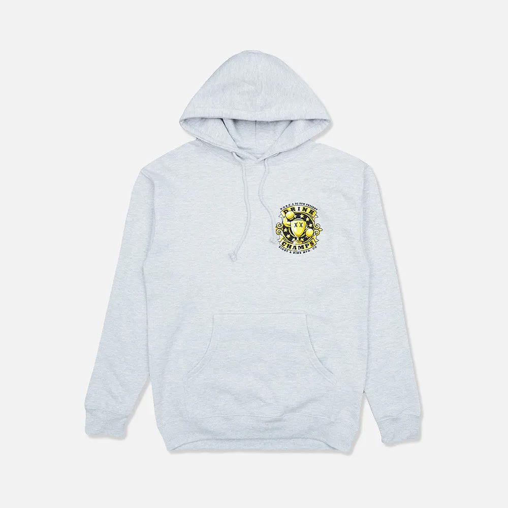 Drink Champs Mini Logo Hoodie Grey