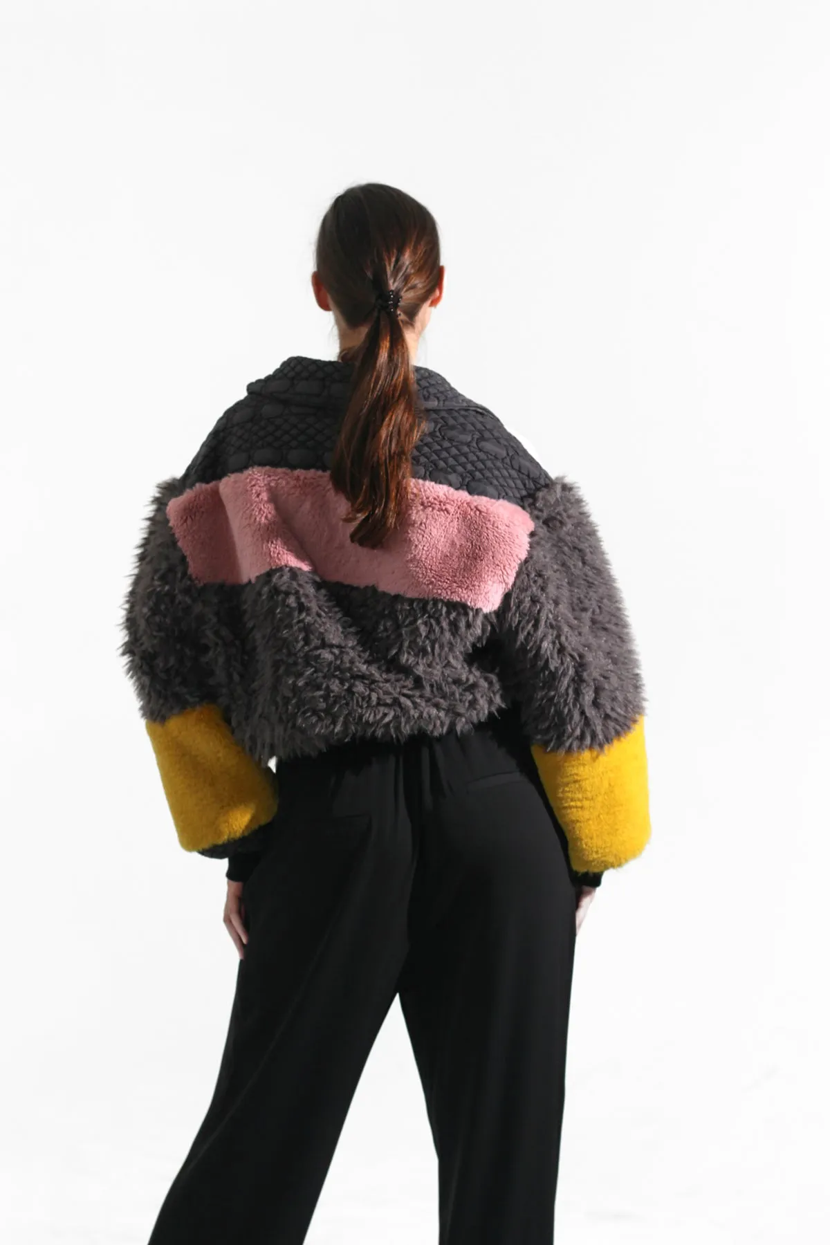 Faux-fur bomber SEUL