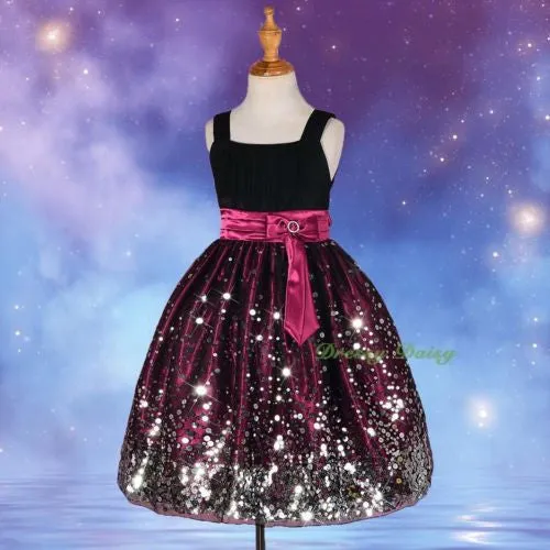 FG247 Girls' Sequined Pageant Dresses Occasion Birthday Party Prom Dress Size 6-14