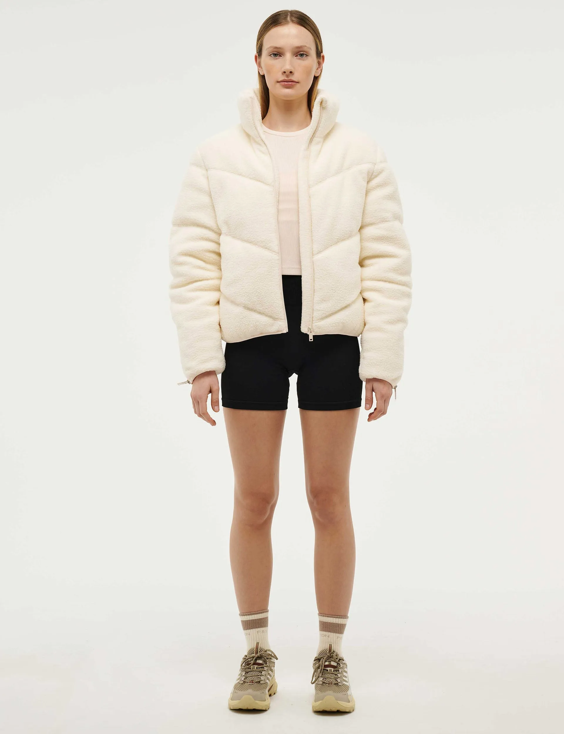 Fortune Sherpa Jacket - Whisper White