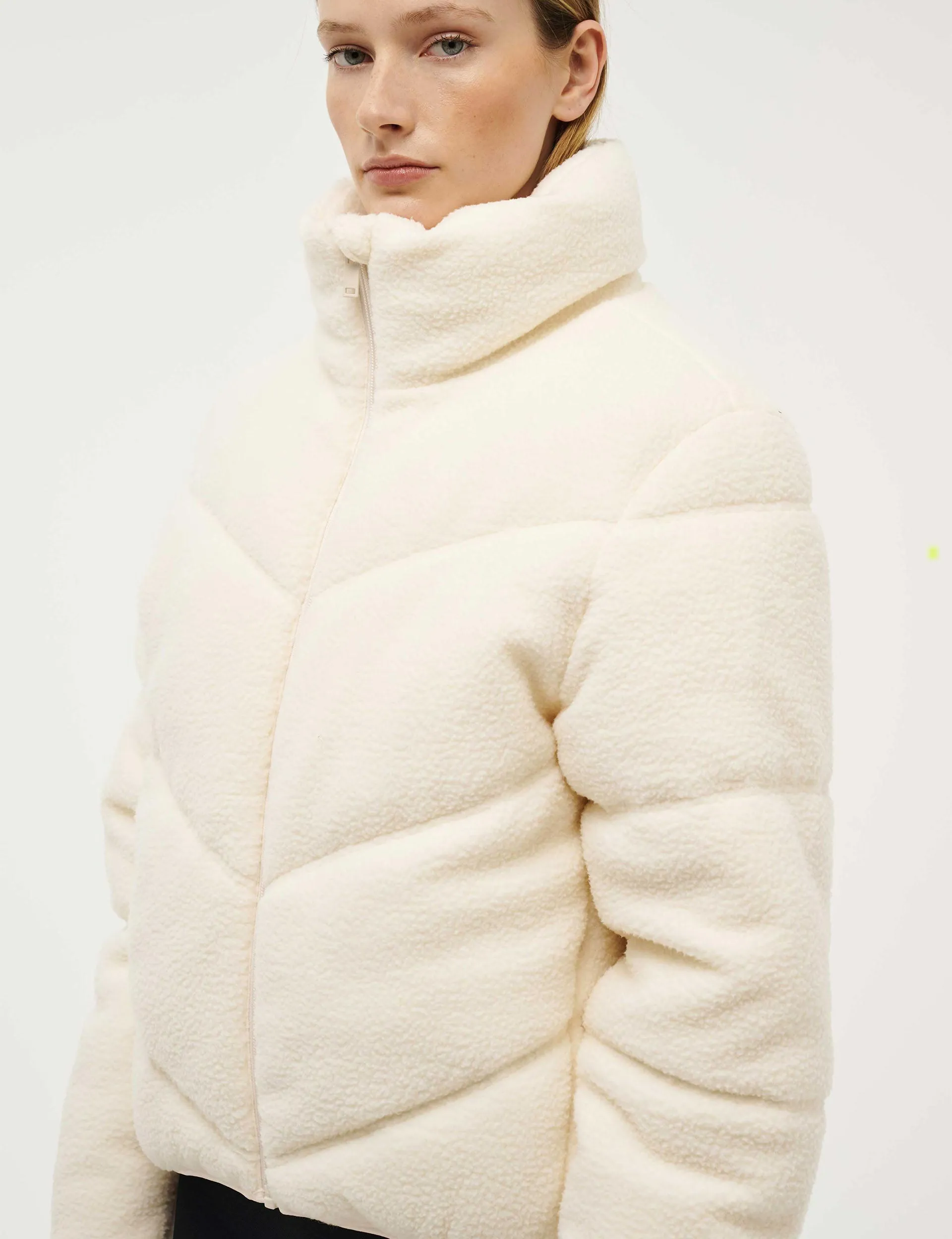 Fortune Sherpa Jacket - Whisper White