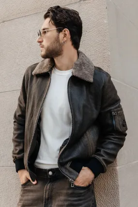 Giovanni Vintage Bomber Jacket