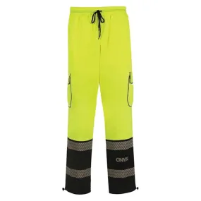 GSS Safety ANSI E ONYX Fleece Hi-Vis Sweat Pants w/ Segment Tape