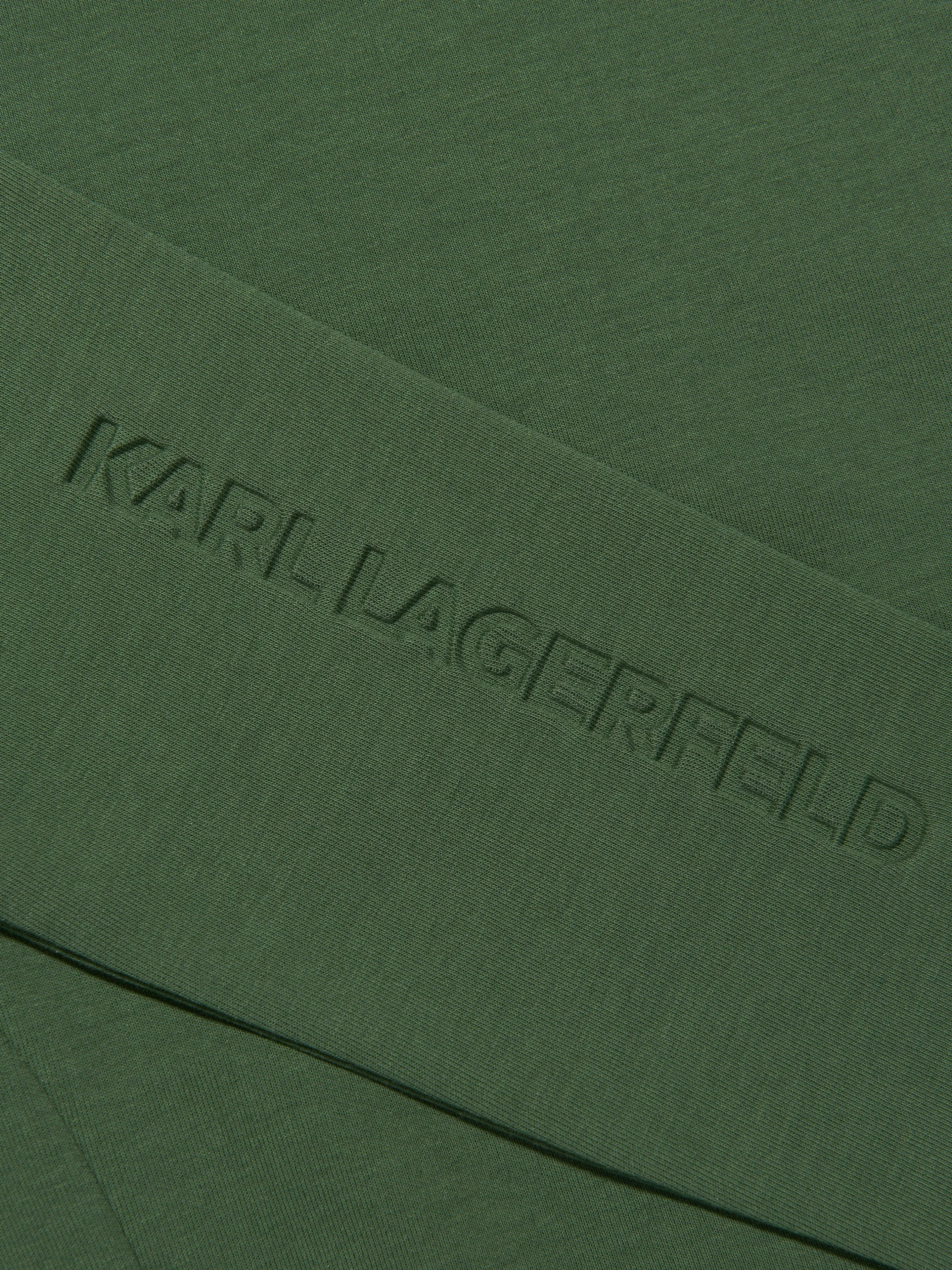 Karl Lagerfeld Boys Logo Track Jacket in Green