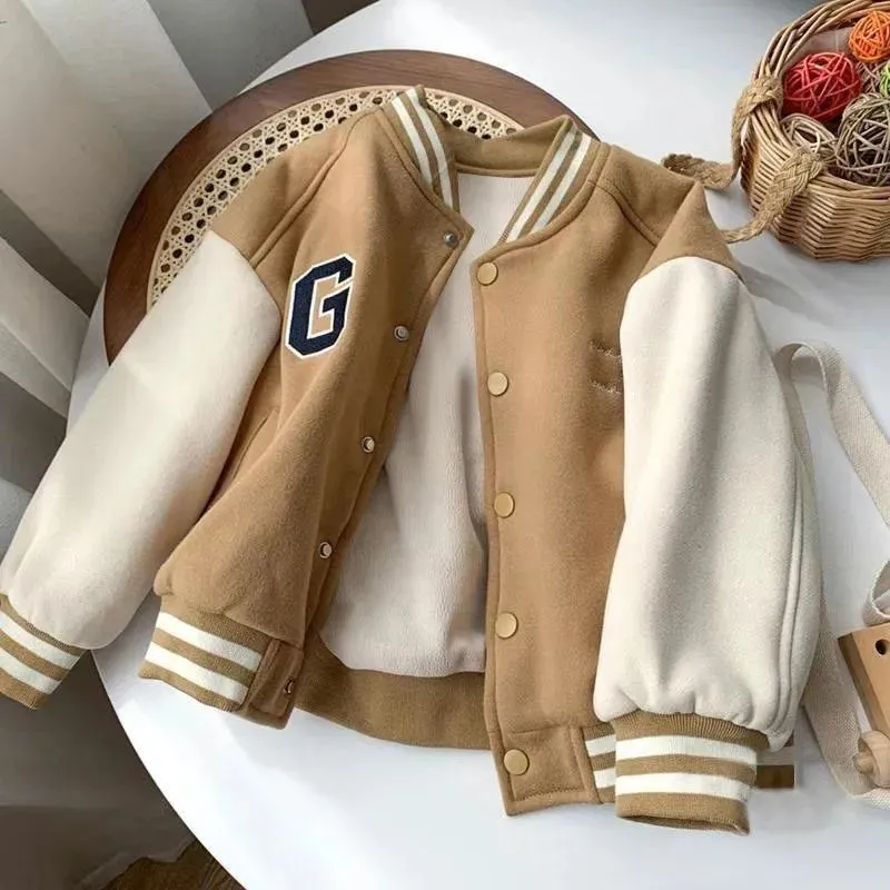 Kids Sports Baseball-styled Jacket