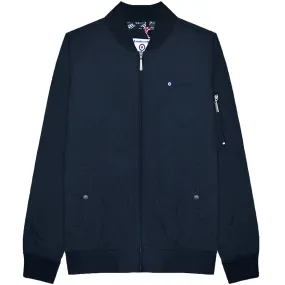 Lambretta Mens MA-1 Retro Bomber Jacket - Navy