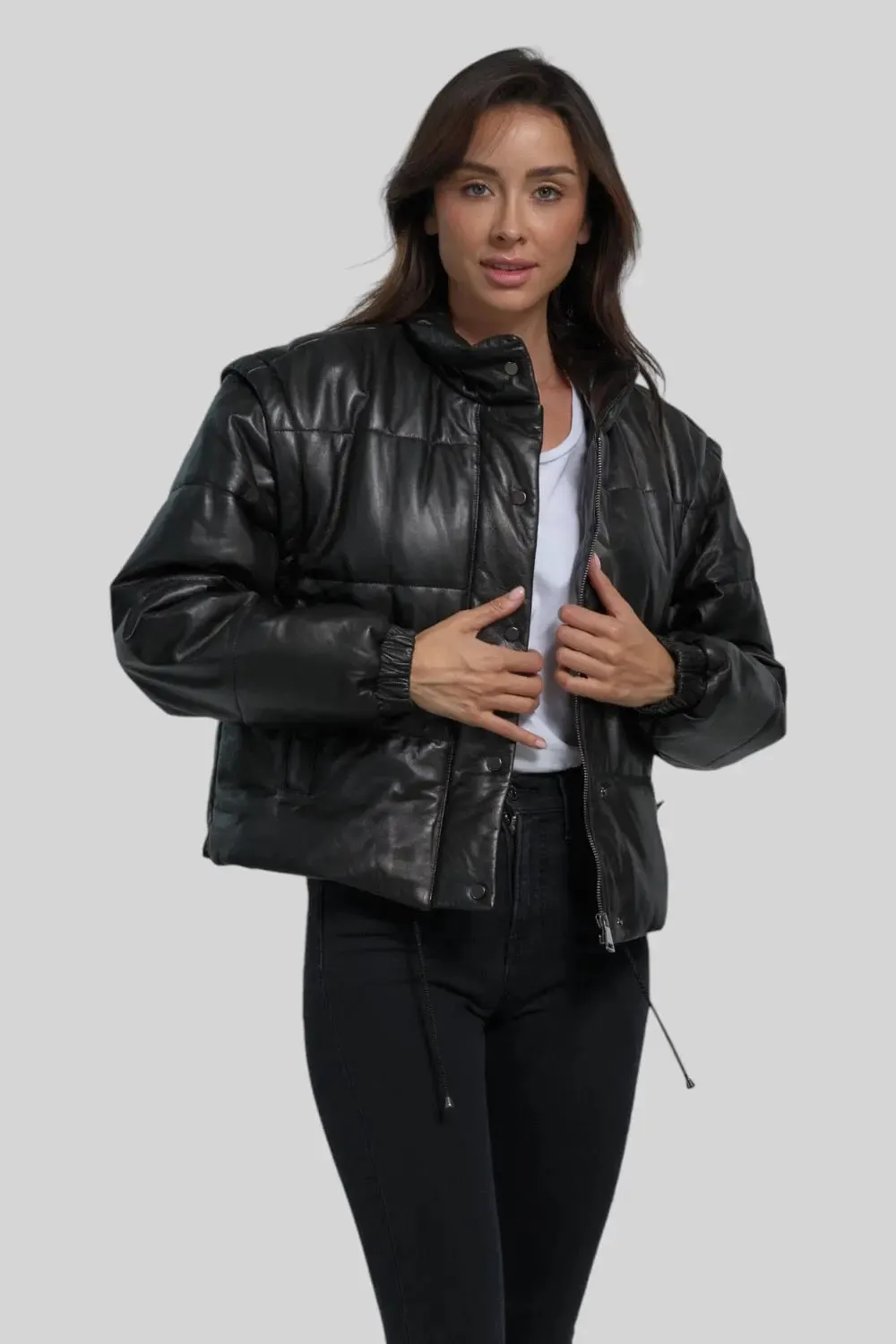 Livia Classic Leather Bomber