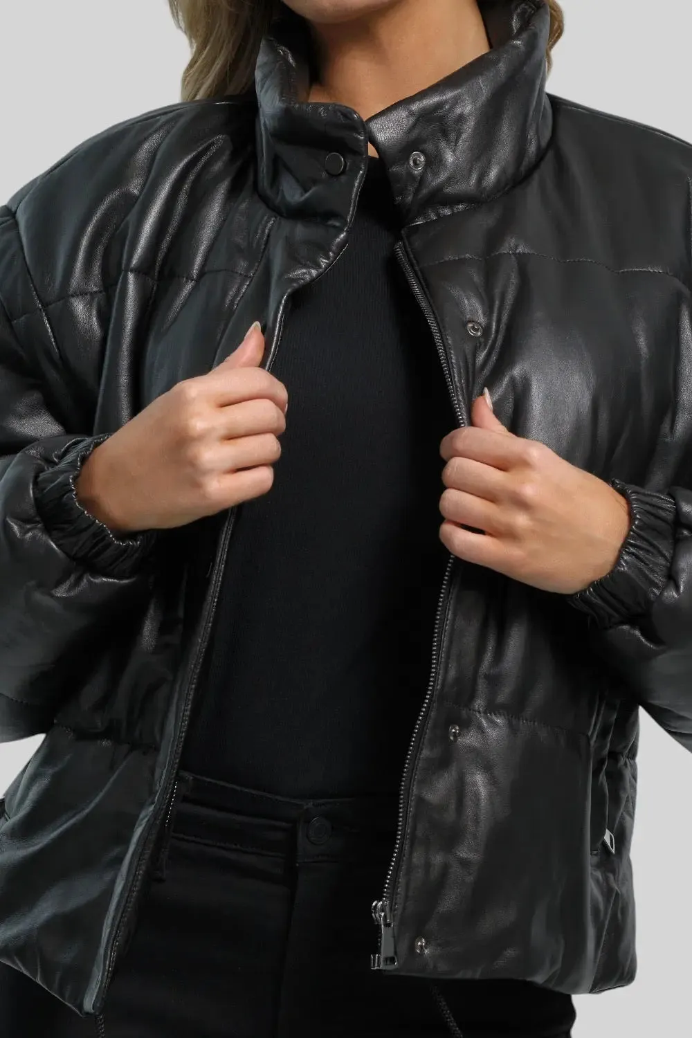 Livia Classic Leather Bomber