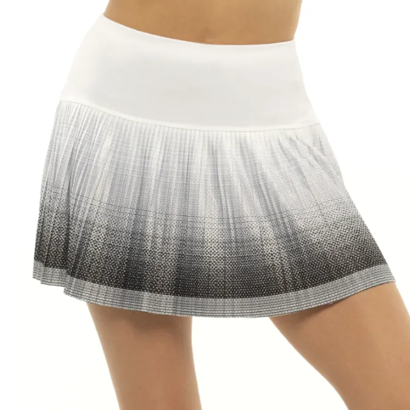 Lucky In Love/K-Swiss Night Ombre Pleated Skort - Black/White