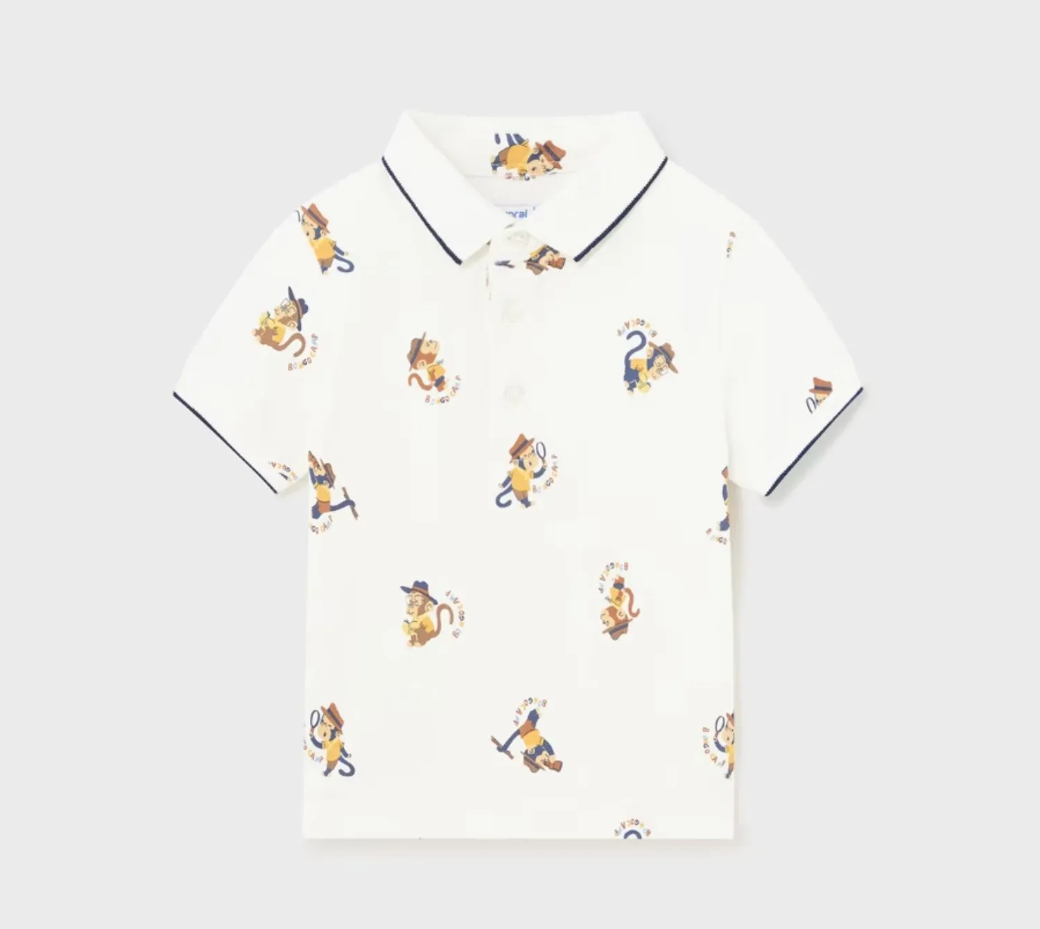 Mayoral Baby & Toddler Boys Explorer Monkey Polo Shirt